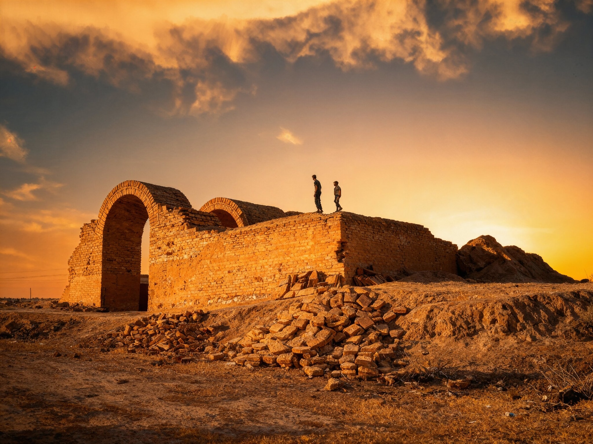 Ancient Mesopotamia landscape