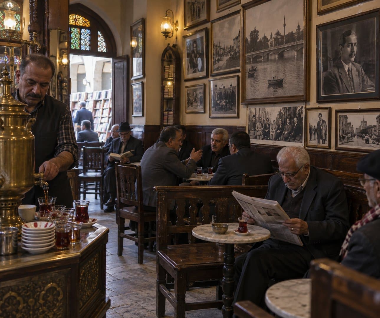 Freitagmorgen in der Al-Mutanabbi-Straße: Büchermärkte und das Shabandar-Café 3