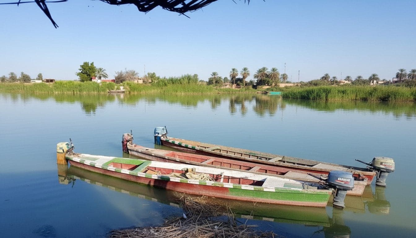 Ein Tag in den Sümpfen: Chibayish Bootstour (Sonnenaufgang & Sonnenuntergang)
