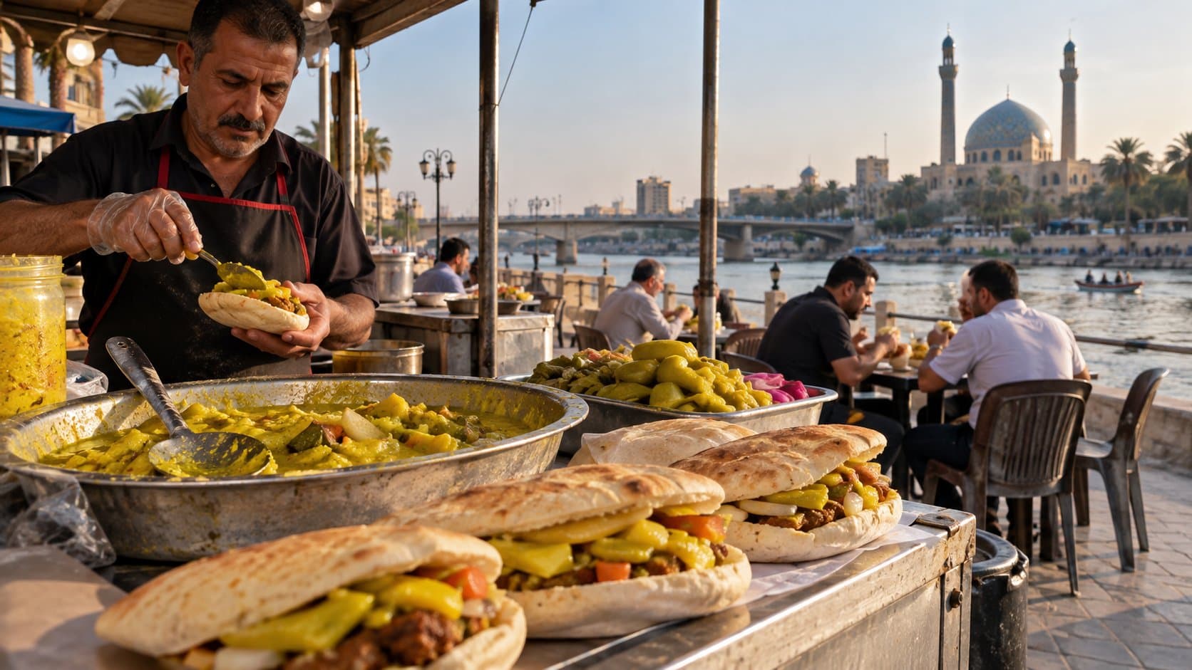 Amba in irakischen Sandwiches