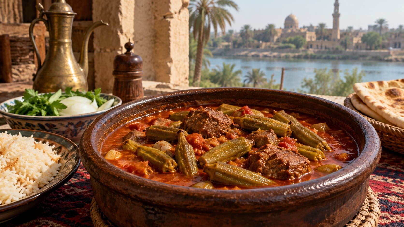 مرقة بامية 2