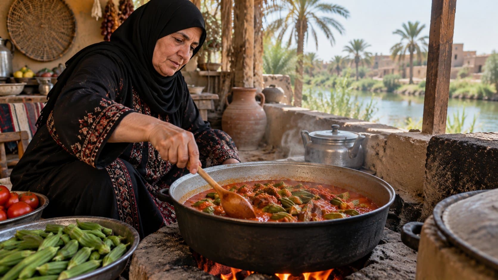 مرقة بامية 4